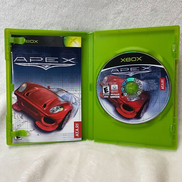 Apex Xbox Racing (Microsoft Xbox, 2003) CIB with Manual Tested - Picture 2 of 4
